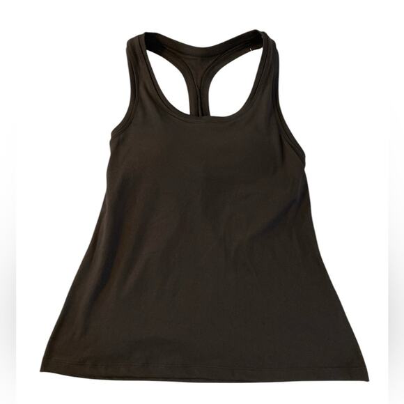 NWT Jockey Black Suede Interlock Airbrush Tank w/Shelf Bra Size Large - Picture 1 of 7